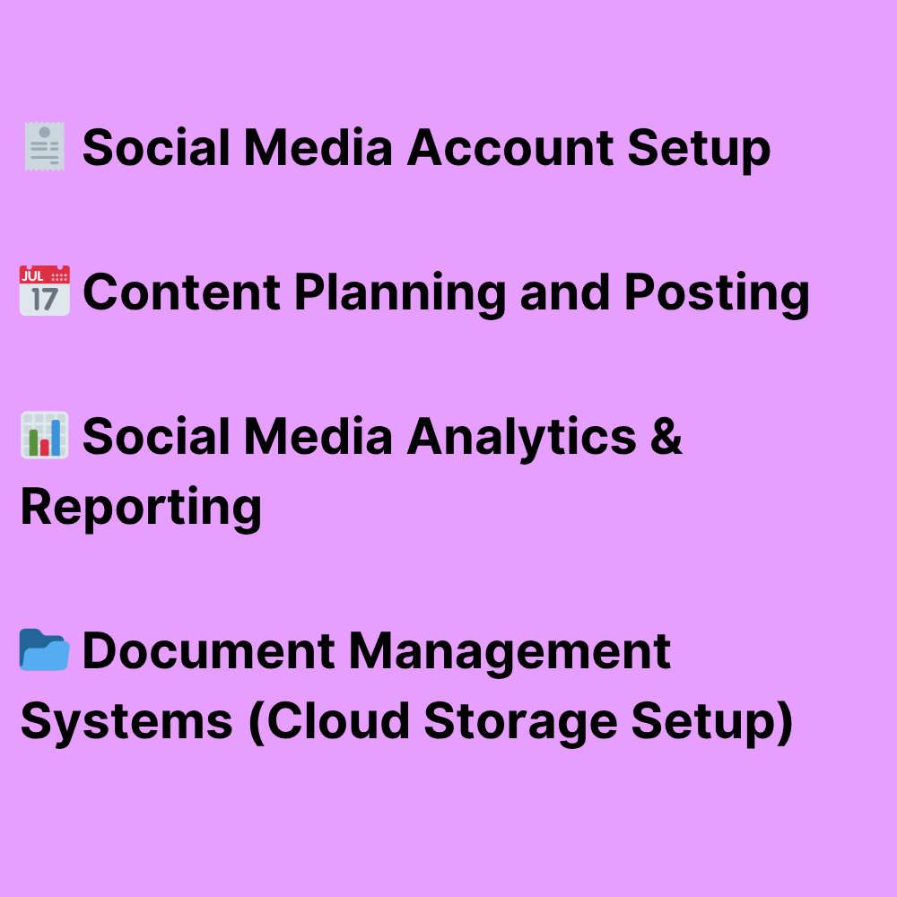 Social Media Monthly Plan